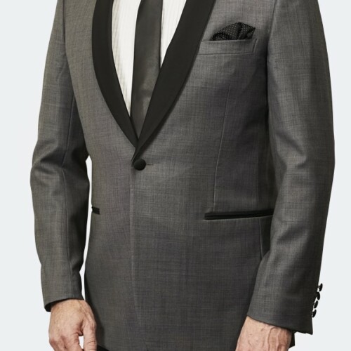 Trevor West Bond Tuxedo / Dinner Jacket in Grey